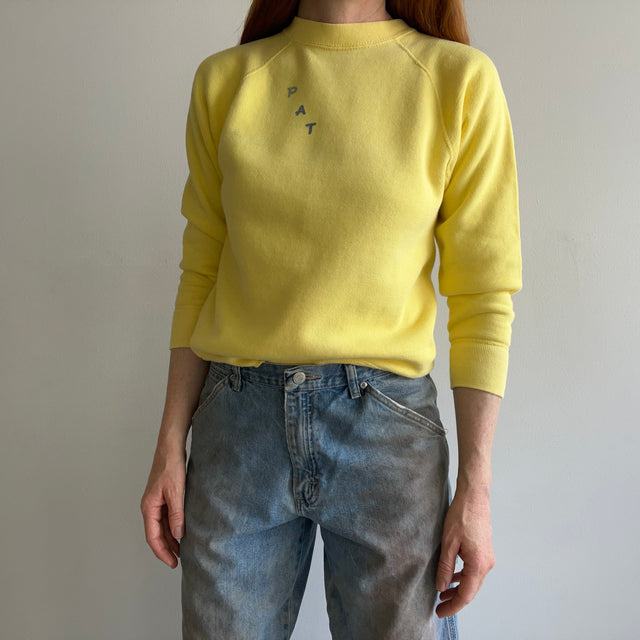 1970s Pat Buttery Cozy  Raglan Sweatshirt