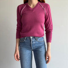 1980s Never Worn (New Old Stock) V-Neck Sweatshirt