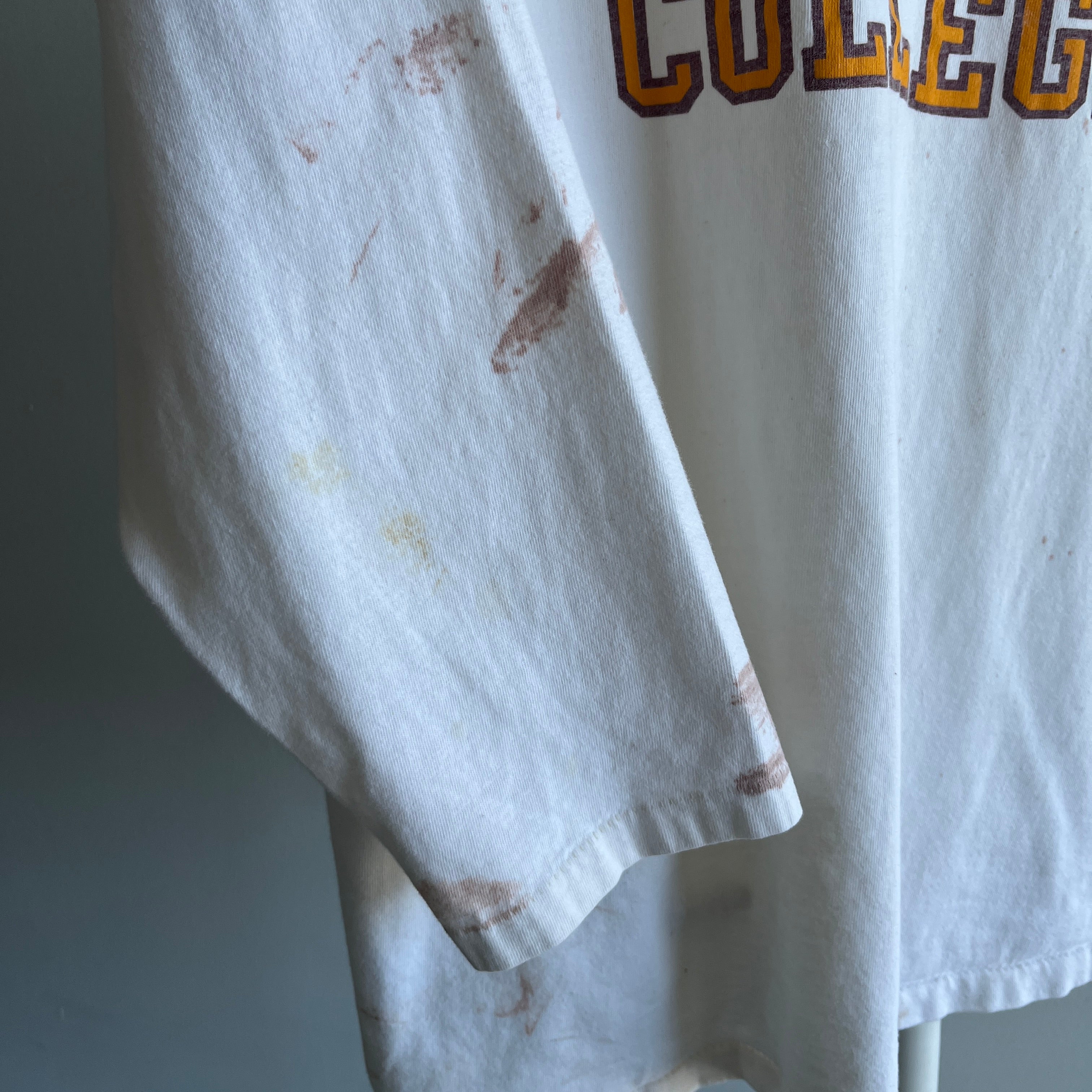 1970s/80s Boston College Ultra Soft Football Shirt by Velva Sheen