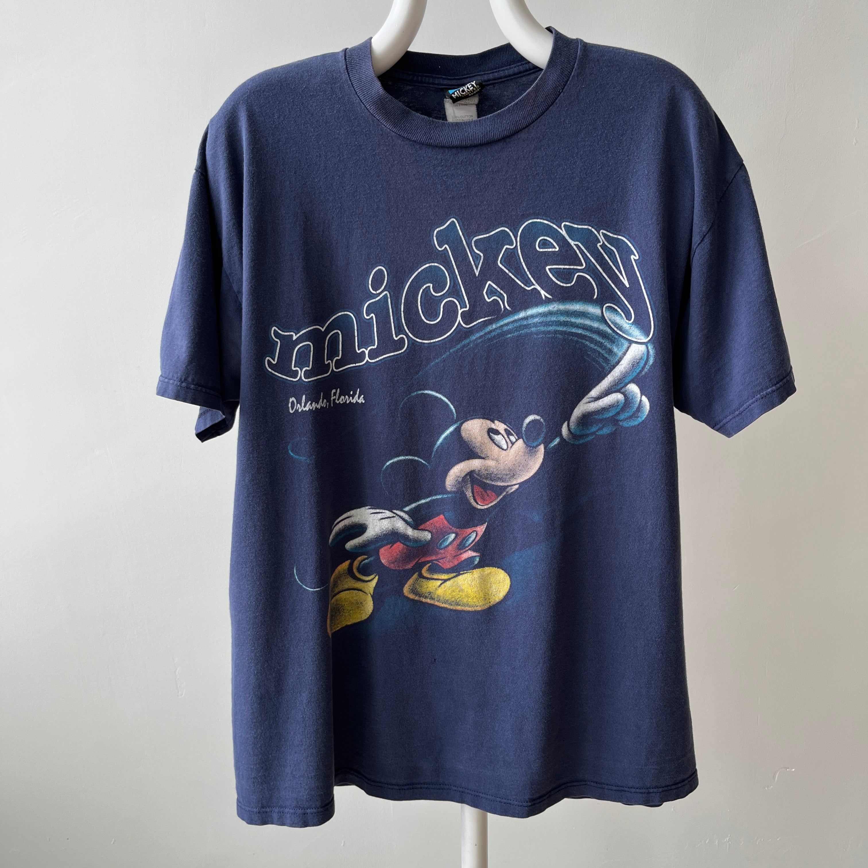 1990s Fantasia Style Mickey - Perfectly Sun Faded T-Shirt