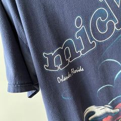 1990s Fantasia Style Mickey - Perfectly Sun Faded T-Shirt