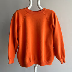 1990 Sun Faded Hanes Her Way Orange Sweatshirt