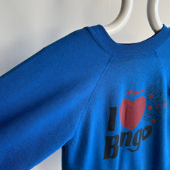 1980s I Love Bingo Sweatshirt - WOWZA