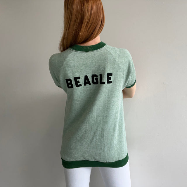 1970s "I only Sleep with the Best....Beagle" - OMFG Warm Up Sweatshirt