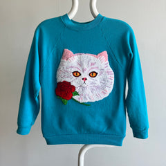 1980s Cat DIY Sweatshirt Size XS - Ummmmm