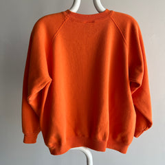 1990 Sun Faded Hanes Her Way Orange Sweatshirt