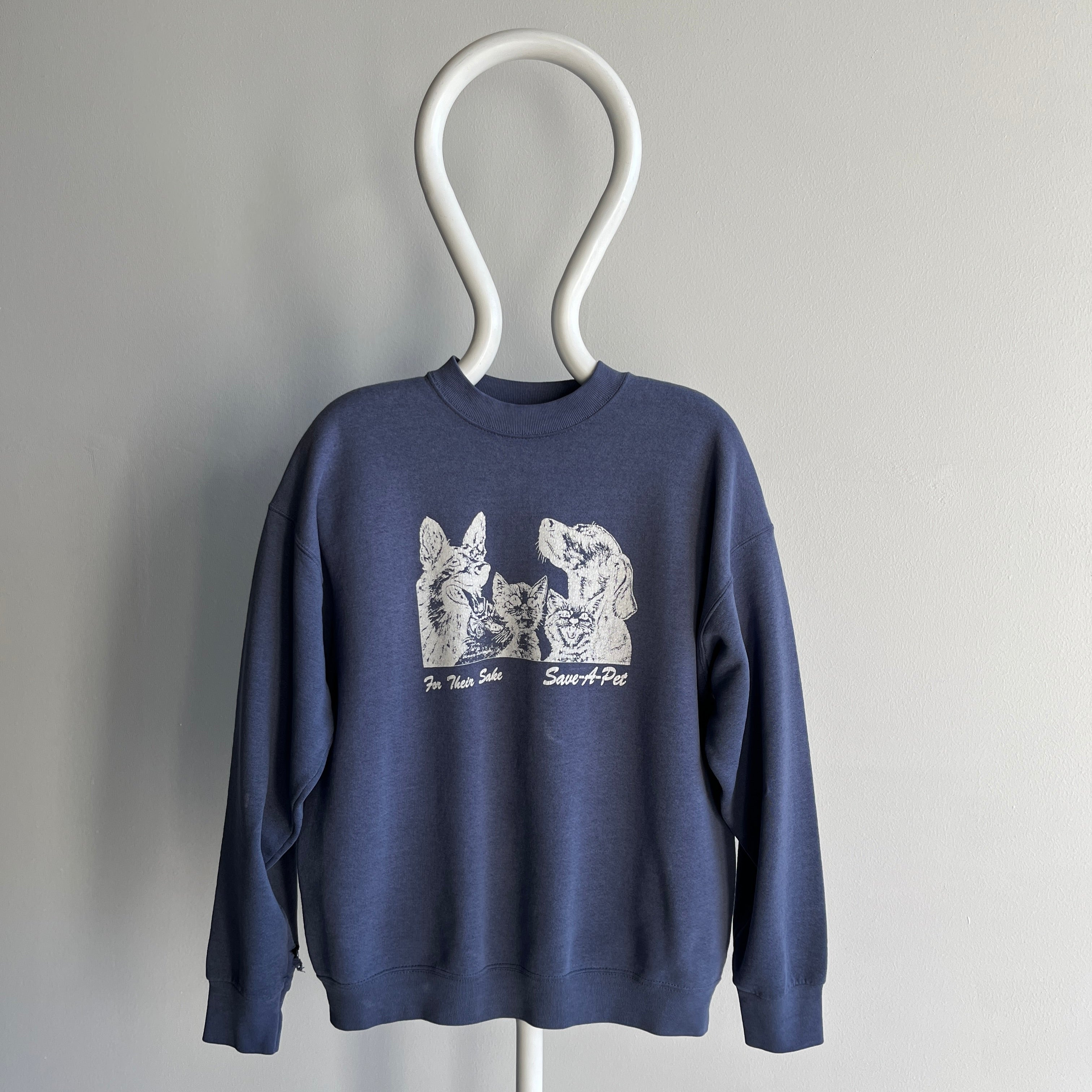 1980s For Their Sake Save-A-Pet Sweatshirt