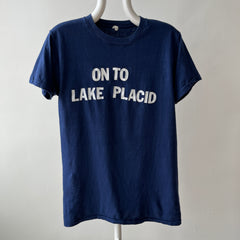 1970s Lake Placid #1 Ski Team (Backside) Cotton T-Shirt