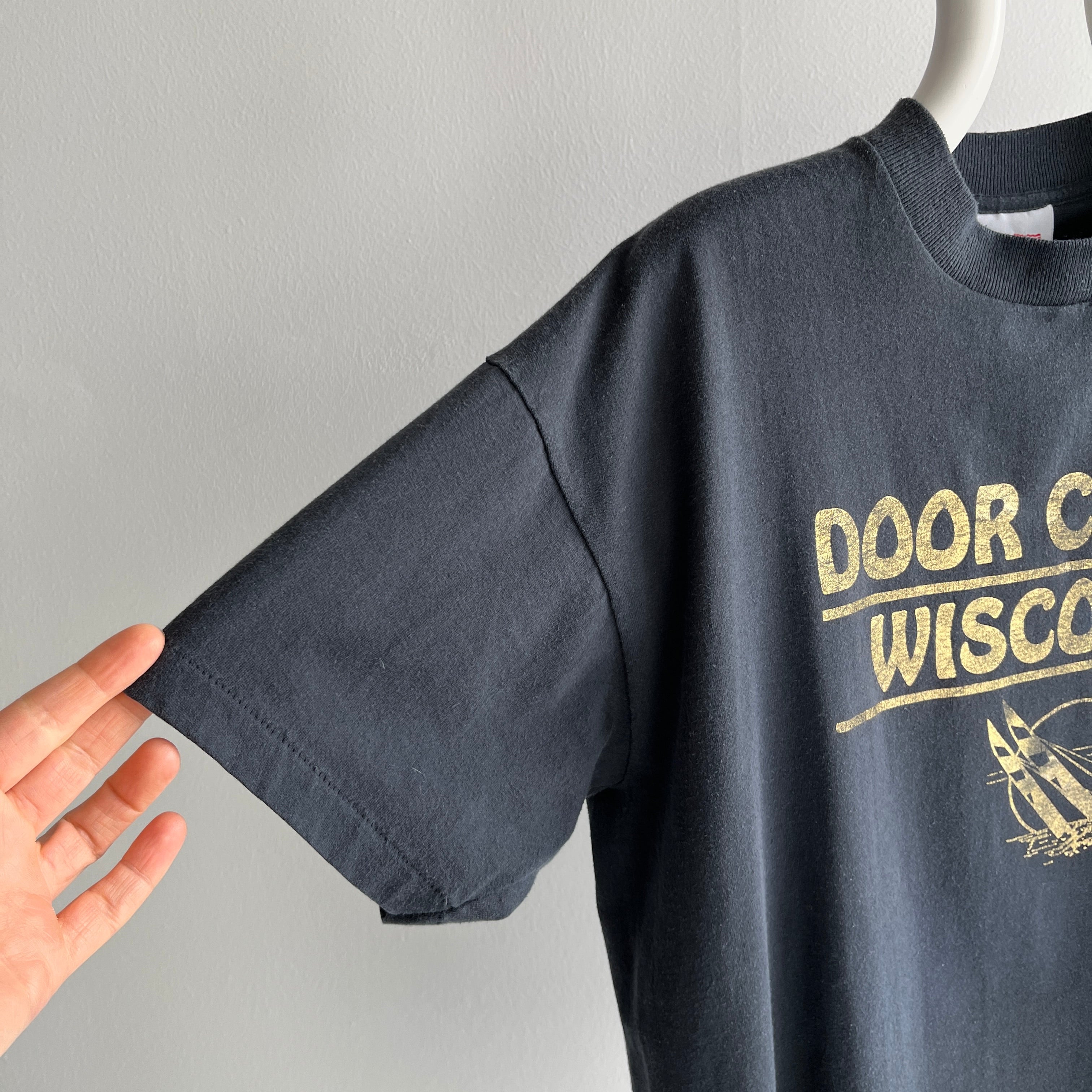 1990s Door County, Wisconsin Faded Metallic T-Shirt