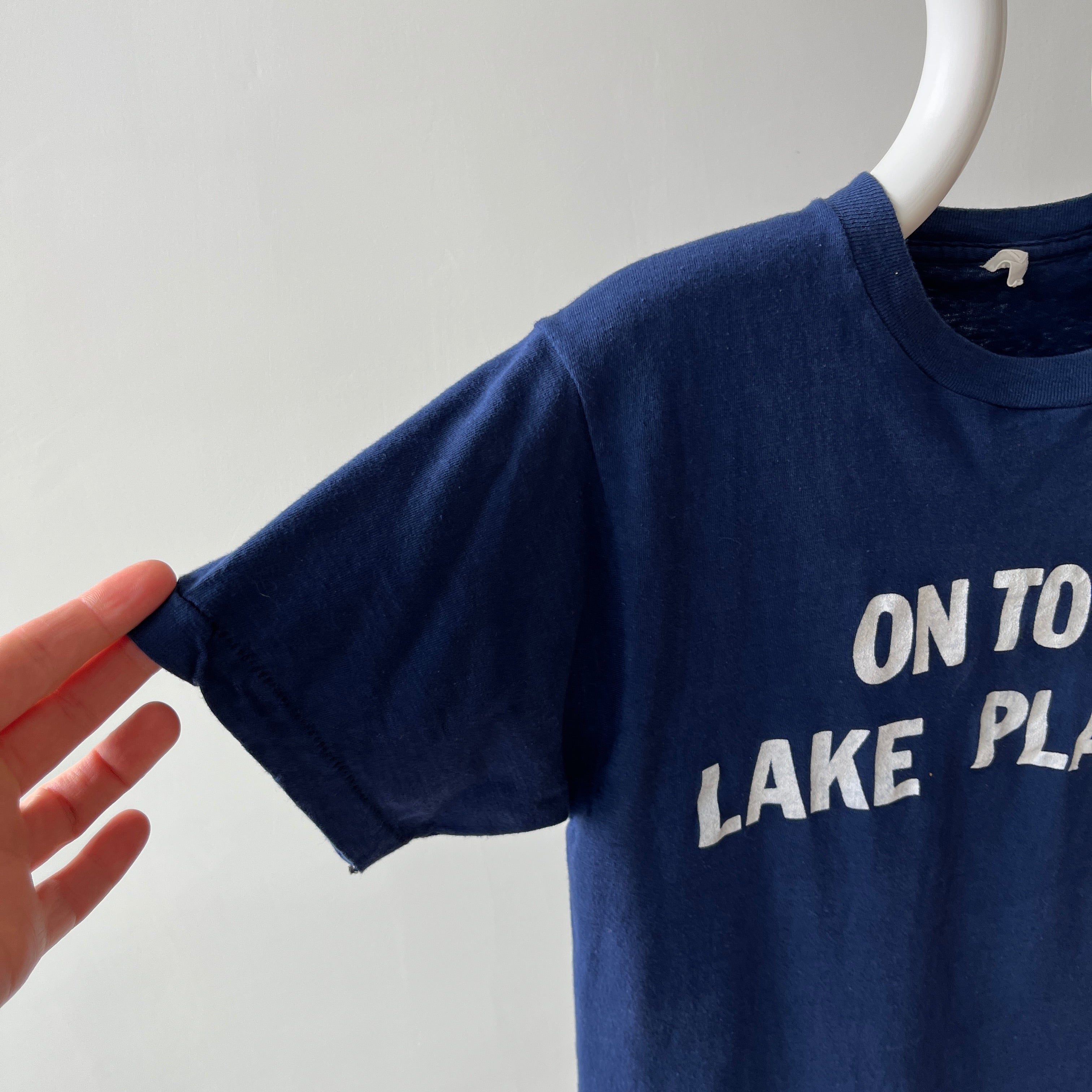 1970s Lake Placid #1 Ski Team (Backside) Cotton T-Shirt