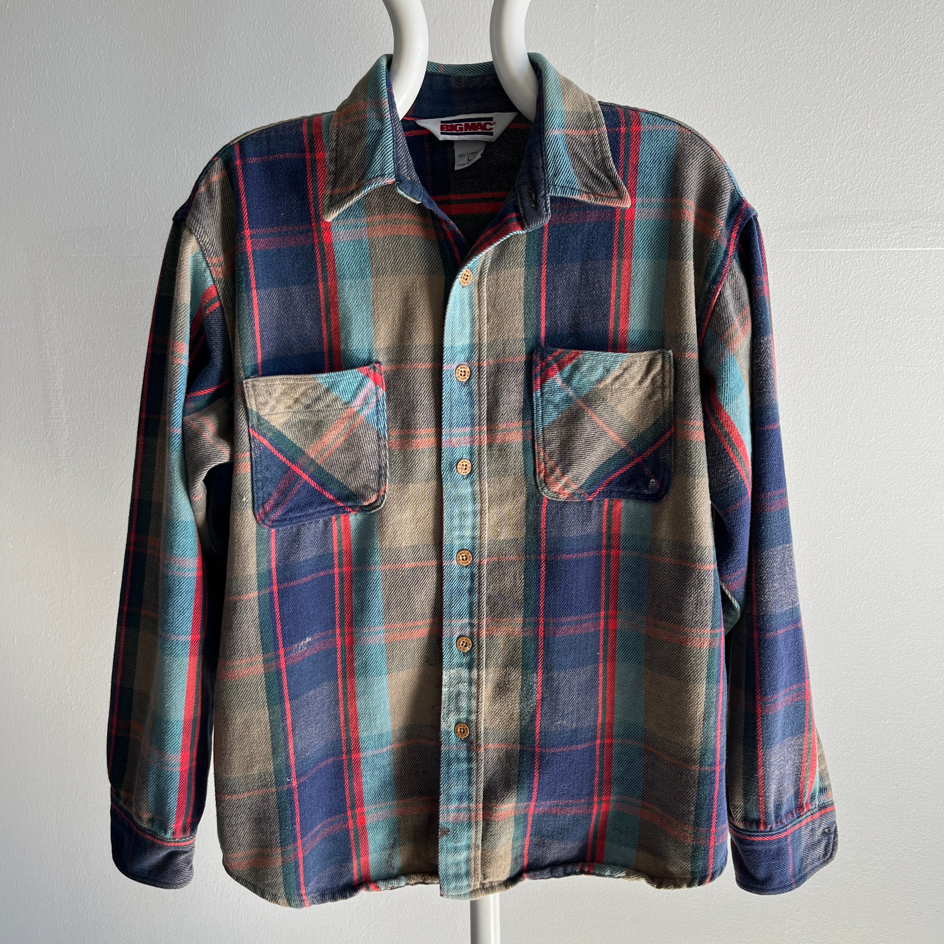 1990s Big Mac Paint Stained Super Dreamy Beyond Flannel