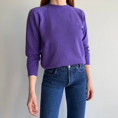 1980s Nicely Faded Soft Purple Raglan