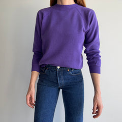 1980s Nicely Faded Soft Purple Raglan