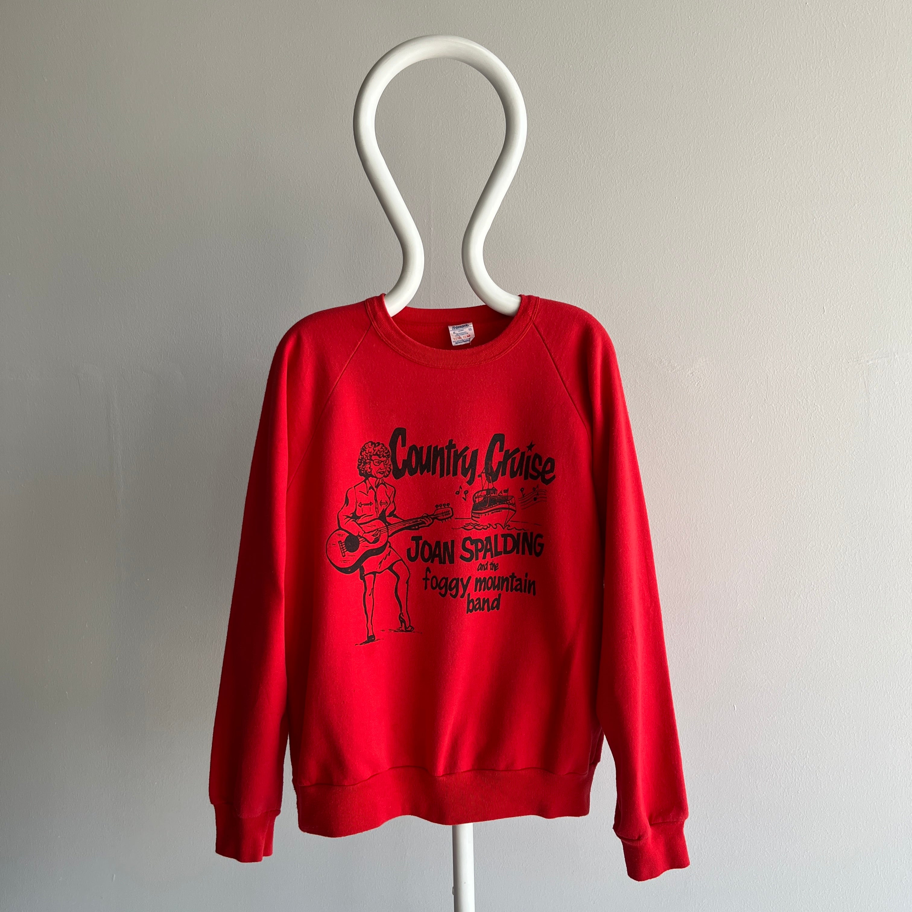 1970s Joan Spalding Autographed Sweatshirt - Made In Canada