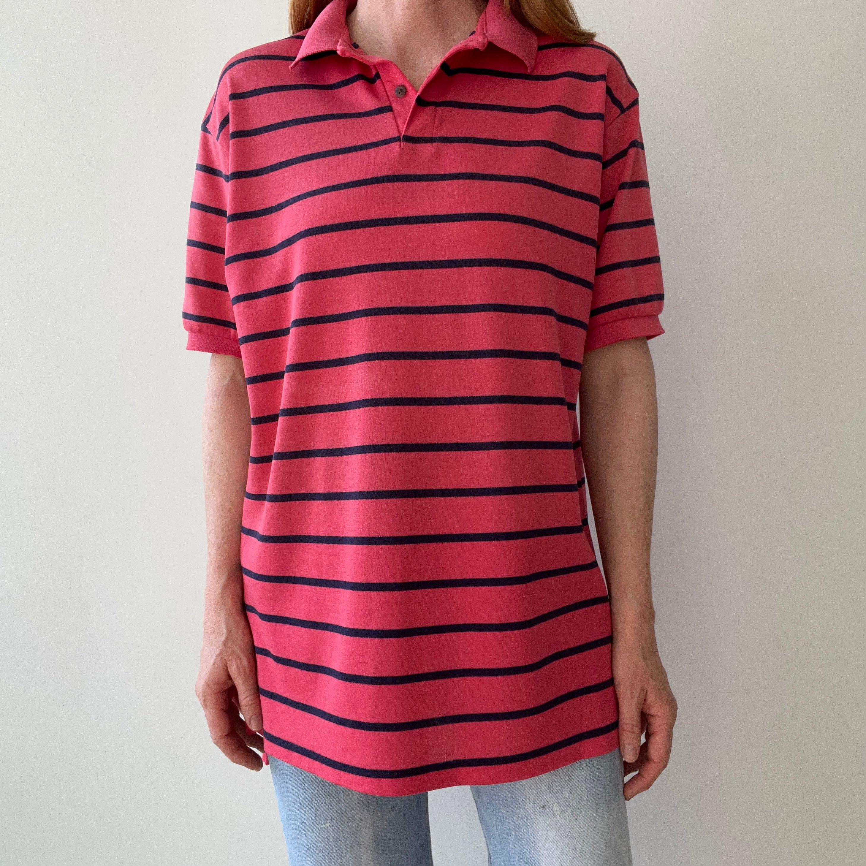 1990s Striped L.L. Bean Polo Shirt