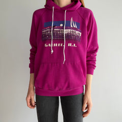 1980s Galilee, Rhode Island Hoodie by Hanes - A Gem