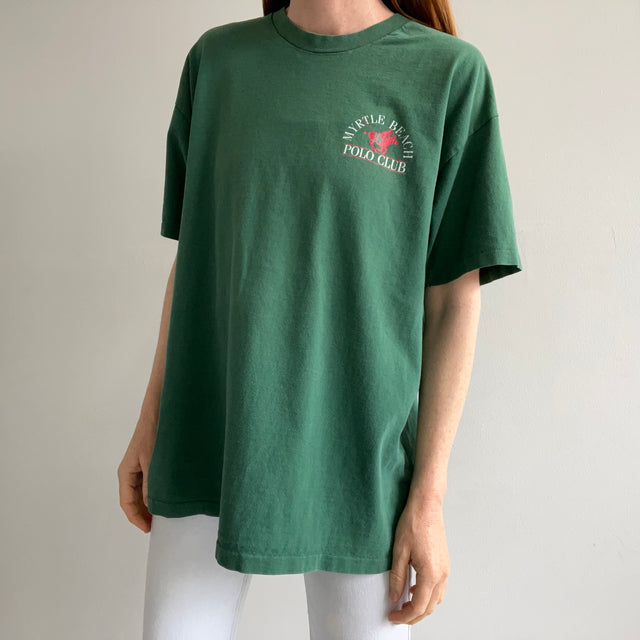 1990s Myrtle Beach Polo Club Front and Back T-Shirt