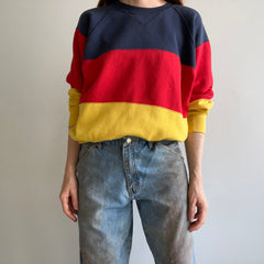 1990s Eddie Bauer Color Block Sweatshirt -Ooolala