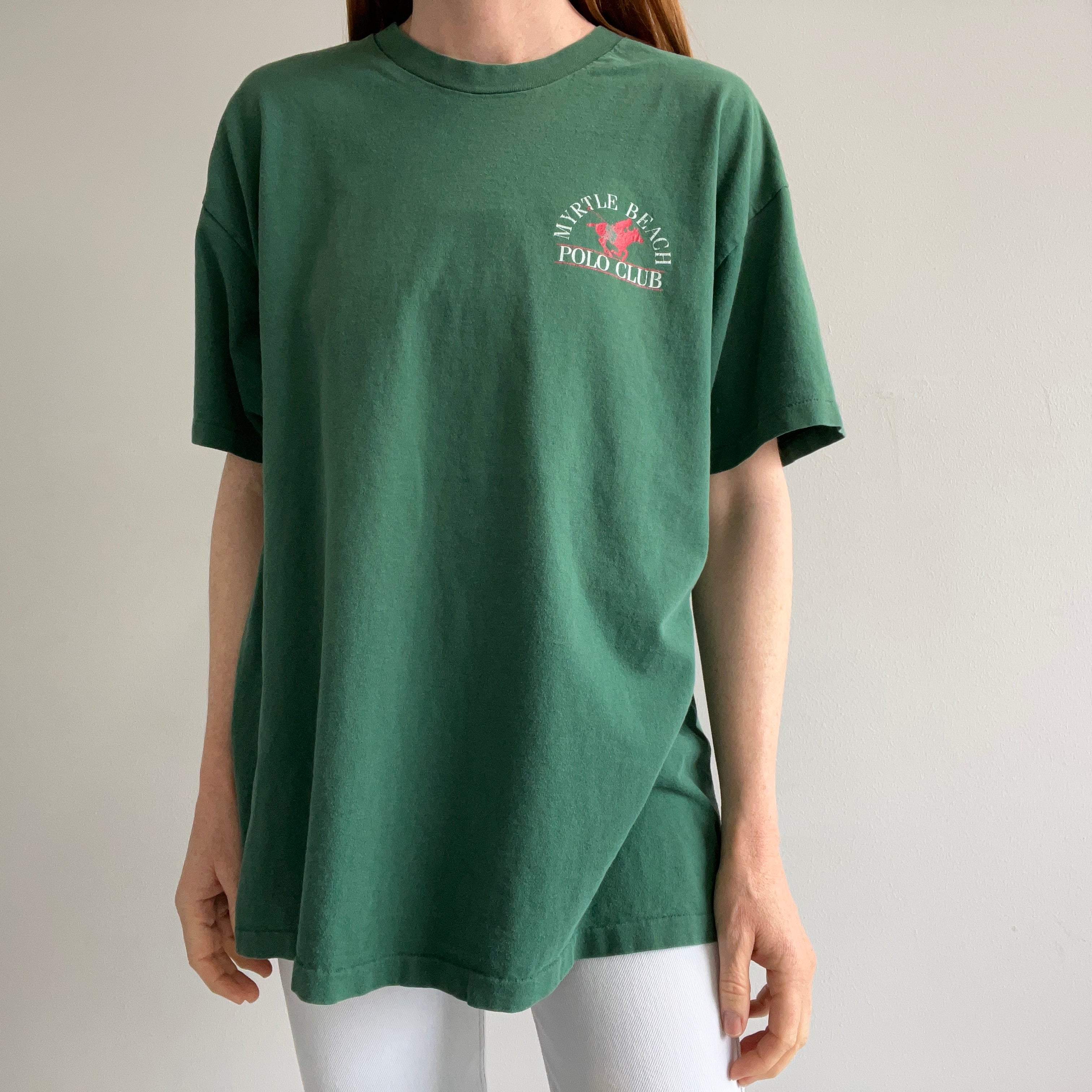 1990s Myrtle Beach Polo Club Front and Back T-Shirt