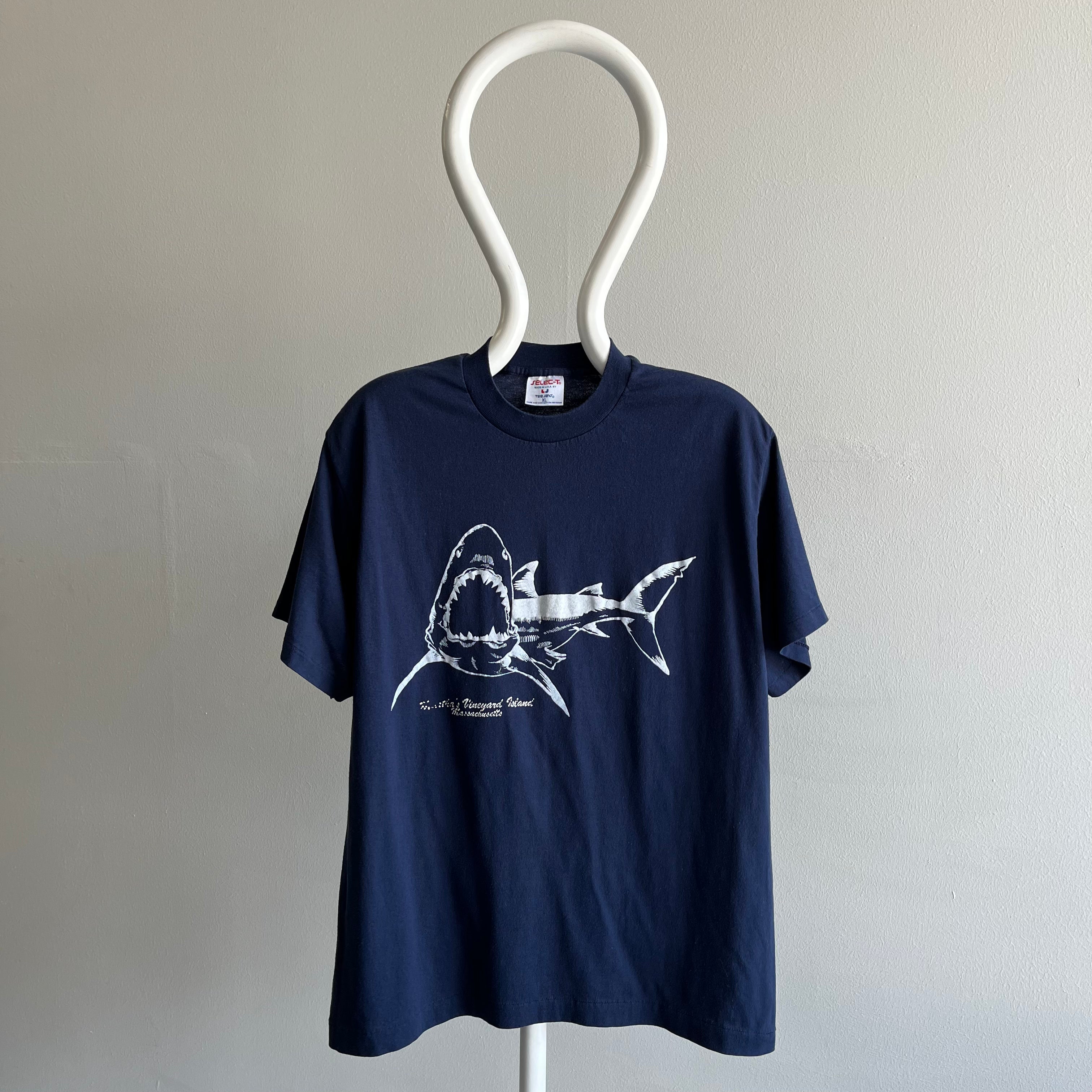 1980/90s Martha's Vineyard Shark T-Shirt