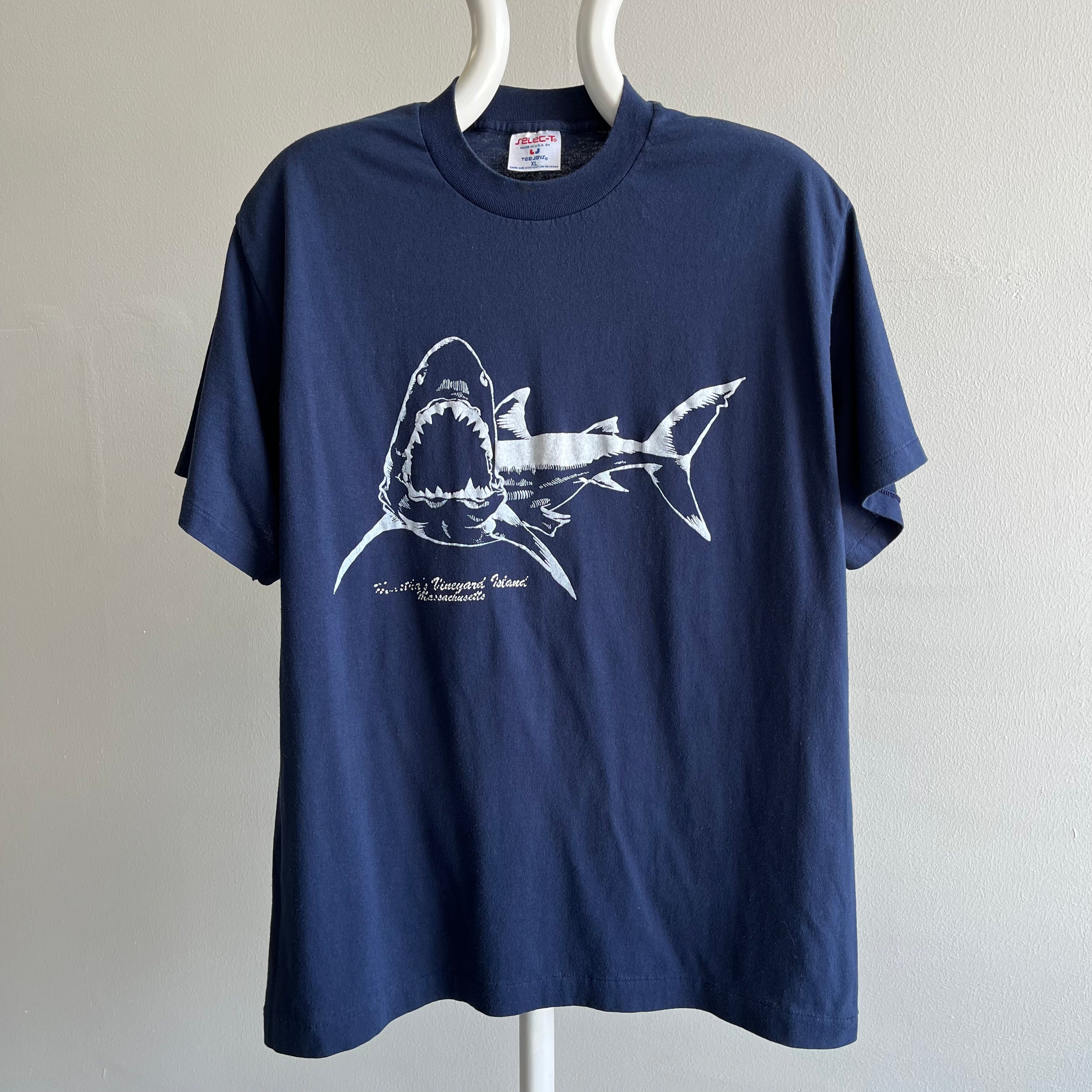 1980/90s Martha's Vineyard Shark T-Shirt