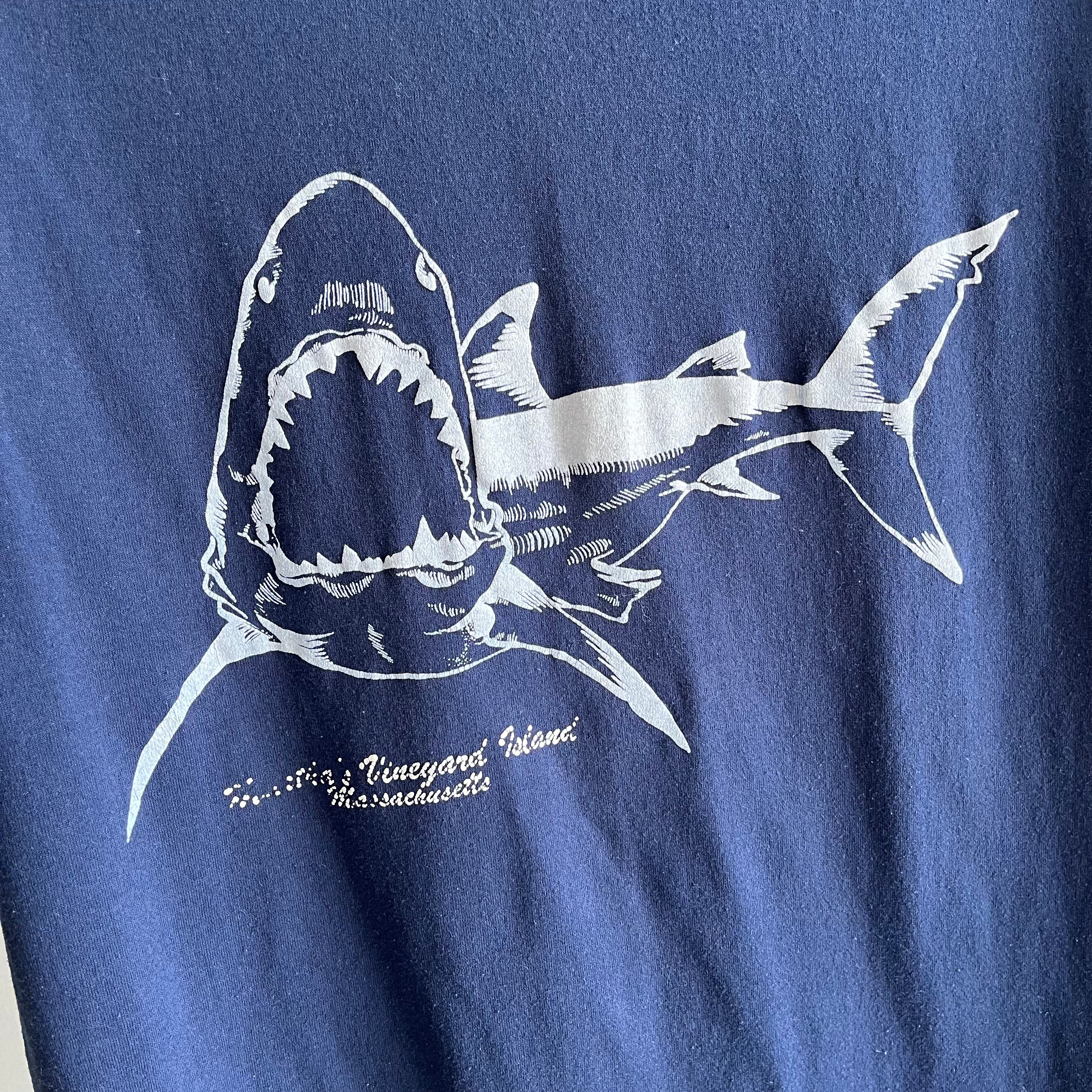 1980/90s Martha's Vineyard Shark T-Shirt