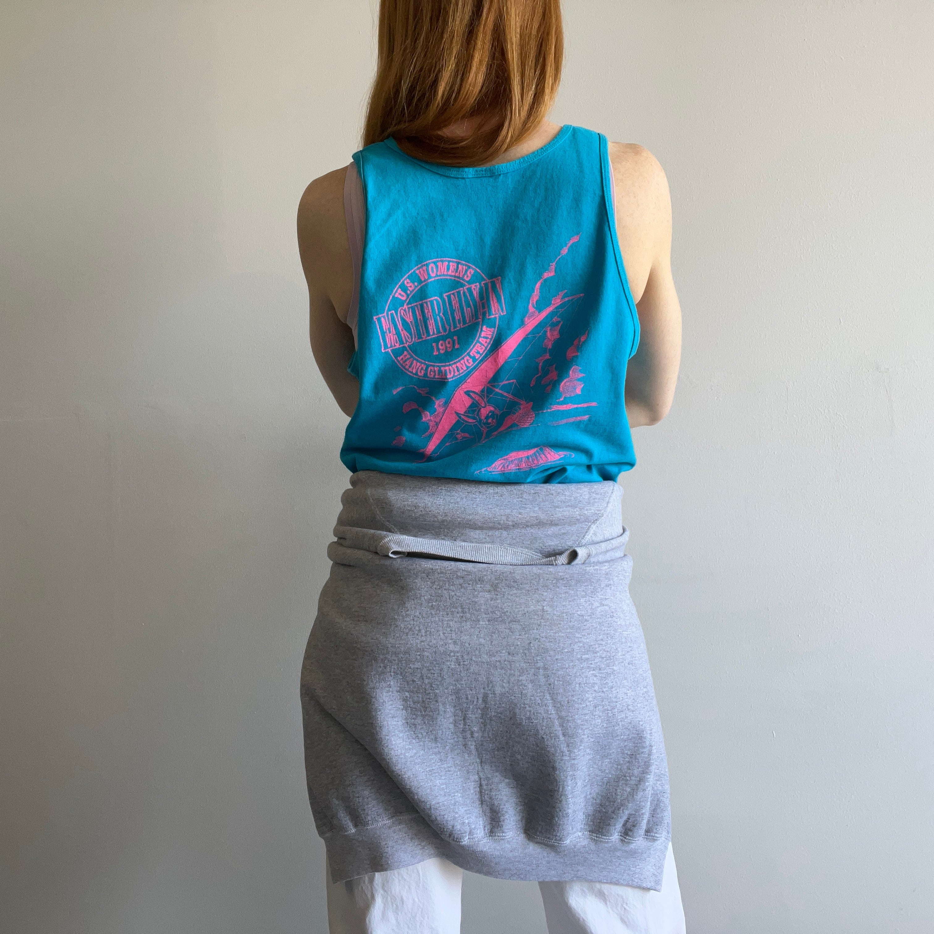 1991 U.S. Women's Easter Fly-In Hang Gliding Team - Hawaii - Tank Top