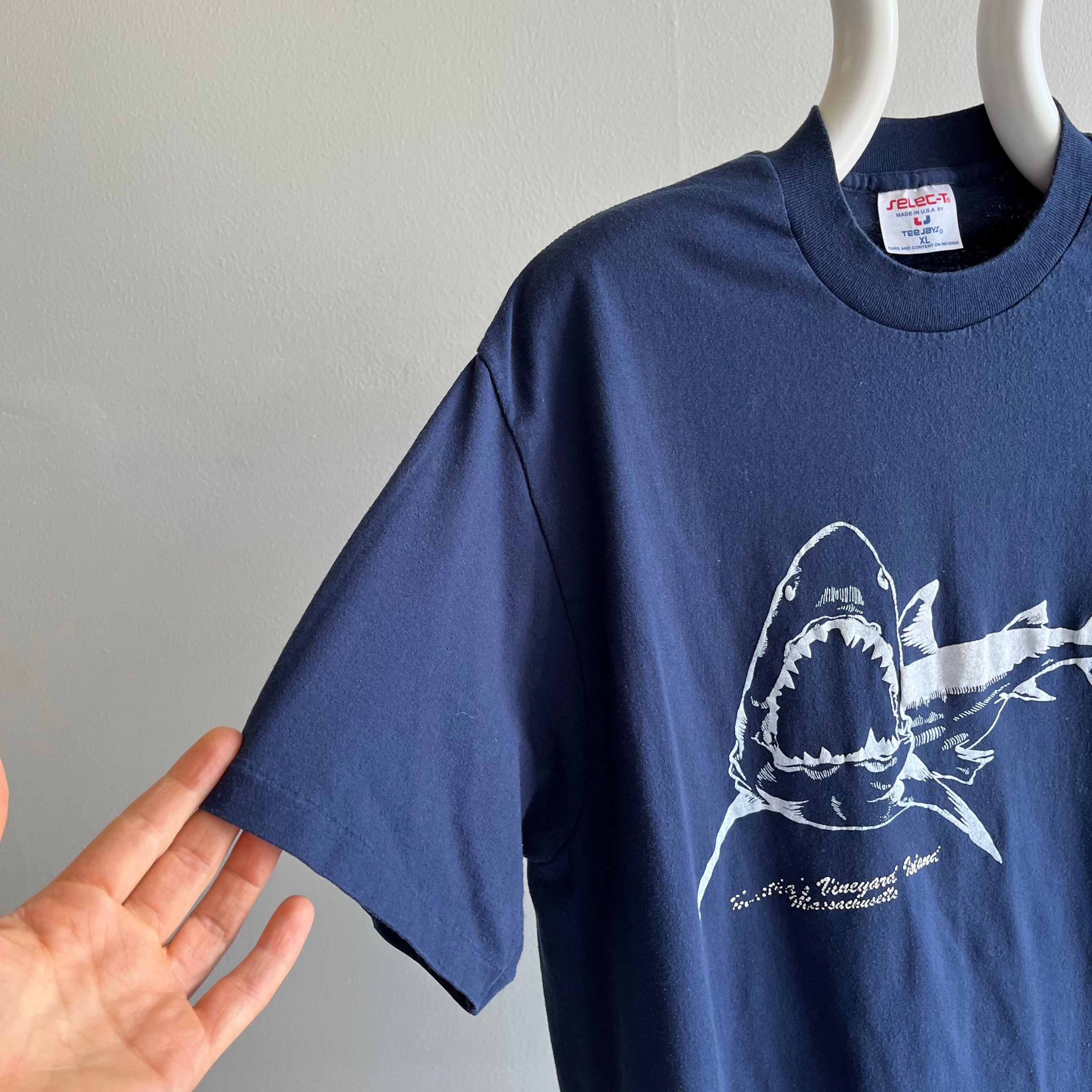 1980/90s Martha's Vineyard Shark T-Shirt