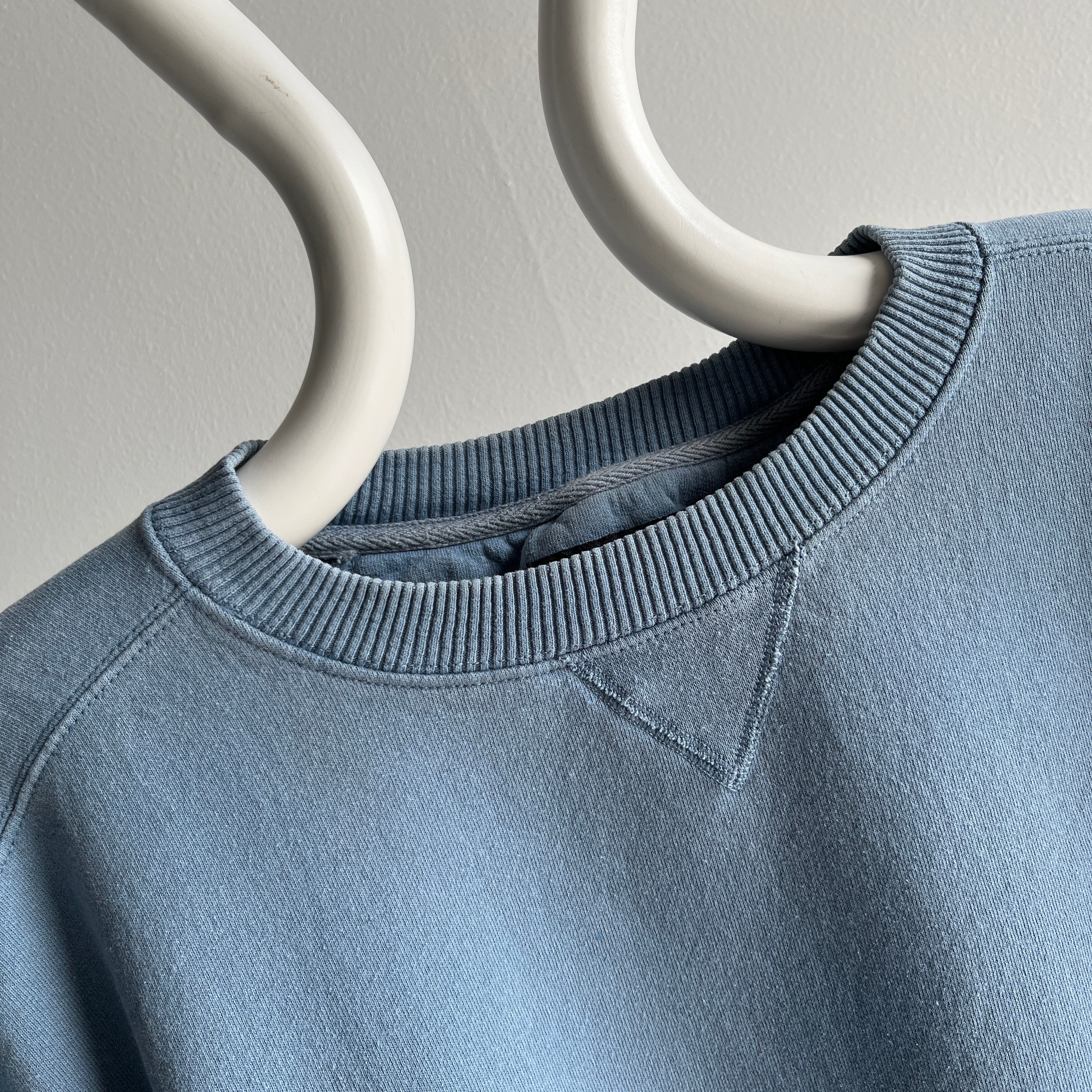 1990s Starter Brand Heavyweight Stone Blue Gray Sweatshirt