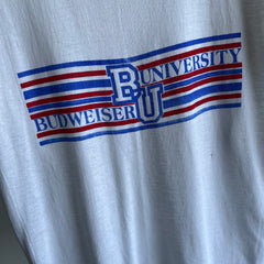 1980s Budweiser University Ring T-Shirt