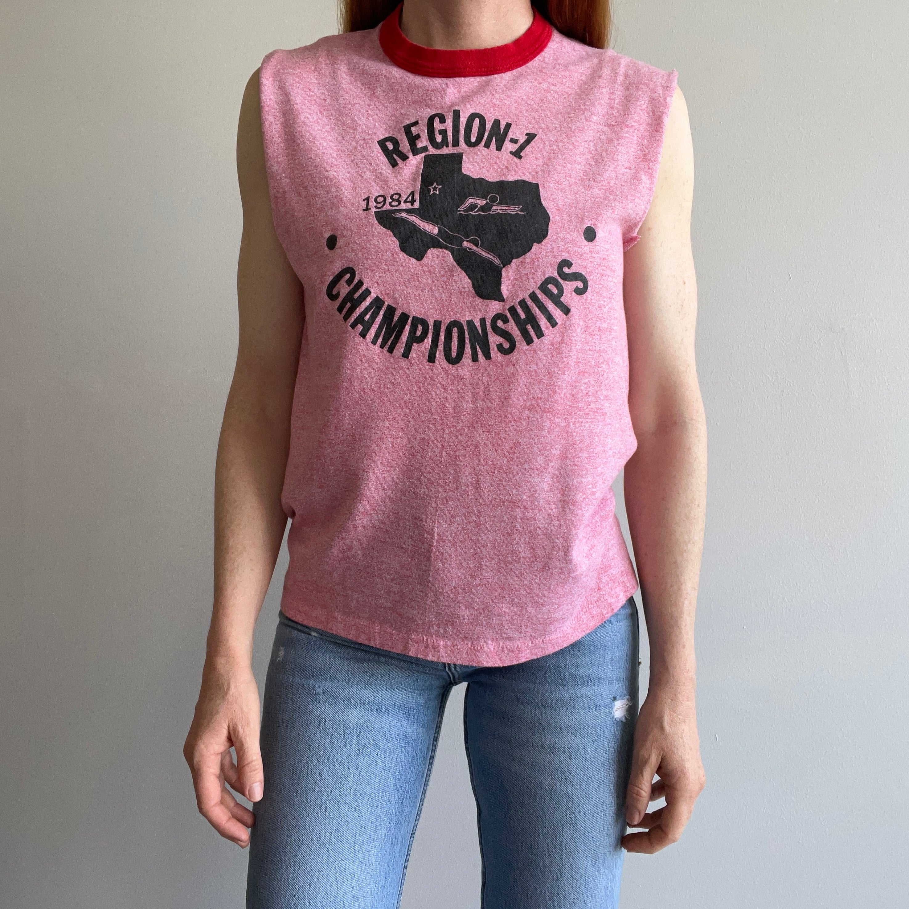 1984 Region 1 Swim Championships Sportswear Tank Top - Swoon