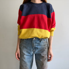 1990s Eddie Bauer Color Block Sweatshirt -Ooolala