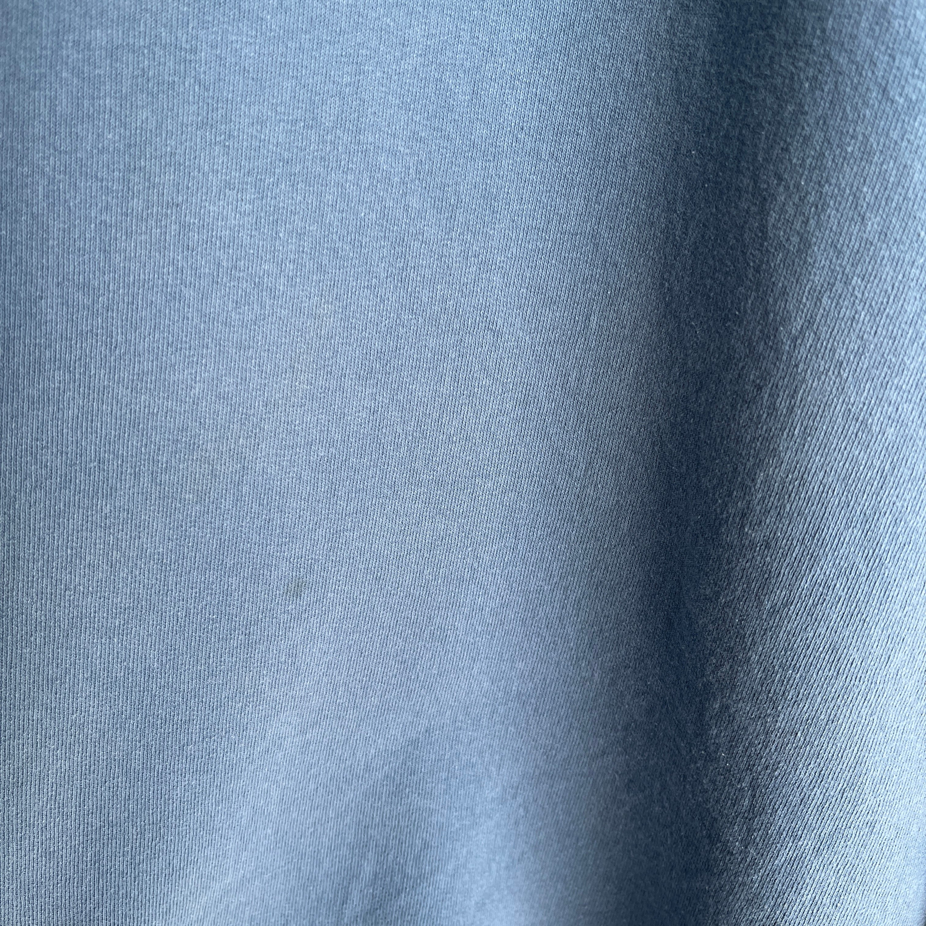 1990s Starter Brand Heavyweight Stone Blue Gray Sweatshirt
