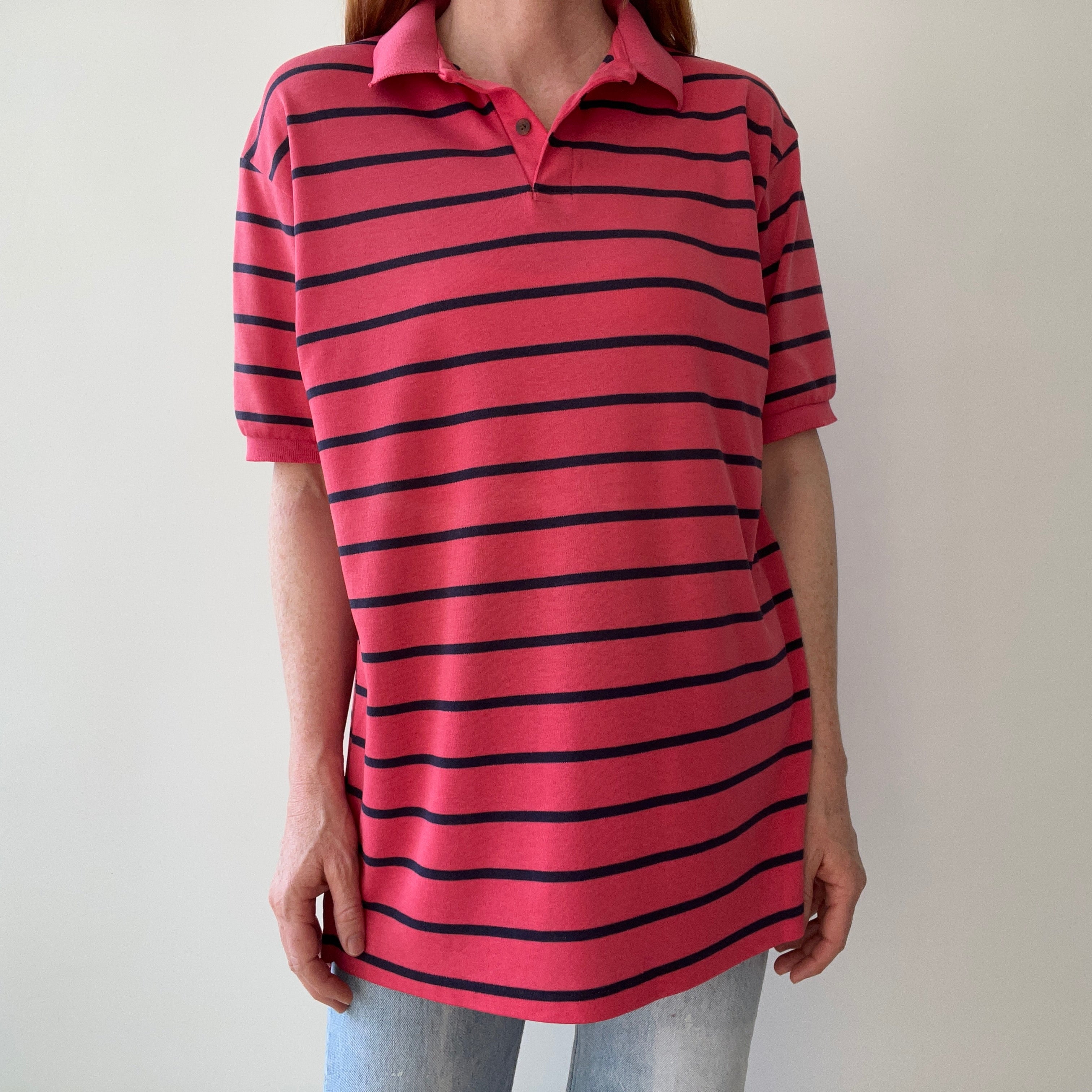 1990s Striped L.L. Bean Polo Shirt