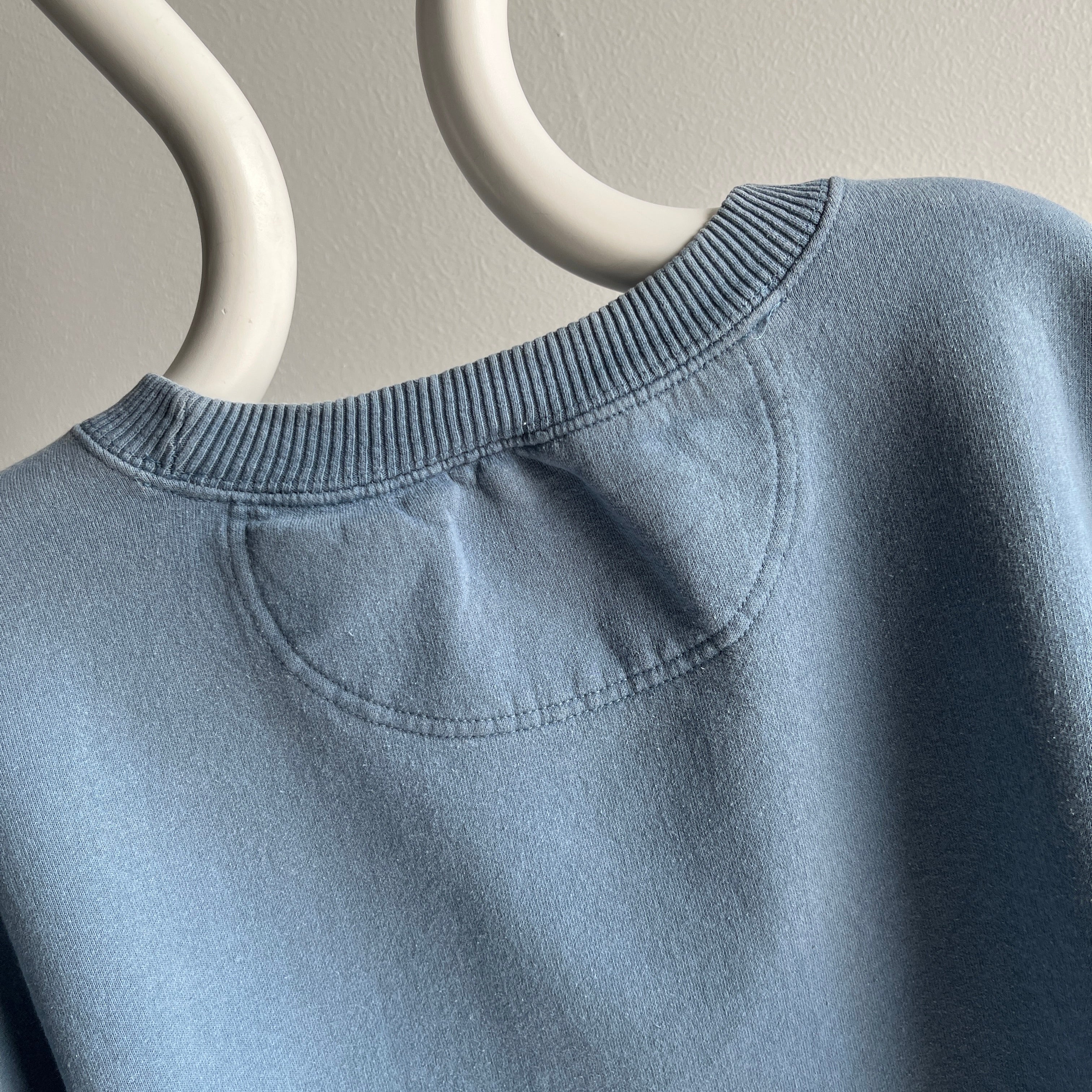 1990s Starter Brand Heavyweight Stone Blue Gray Sweatshirt