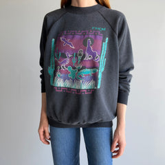 1980s Texas Sweatshirt - There's a Roadrunner In The Mix!