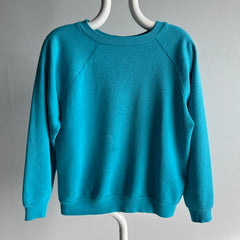 1980s Fiji Blue Raglan - Great Gauge Alert