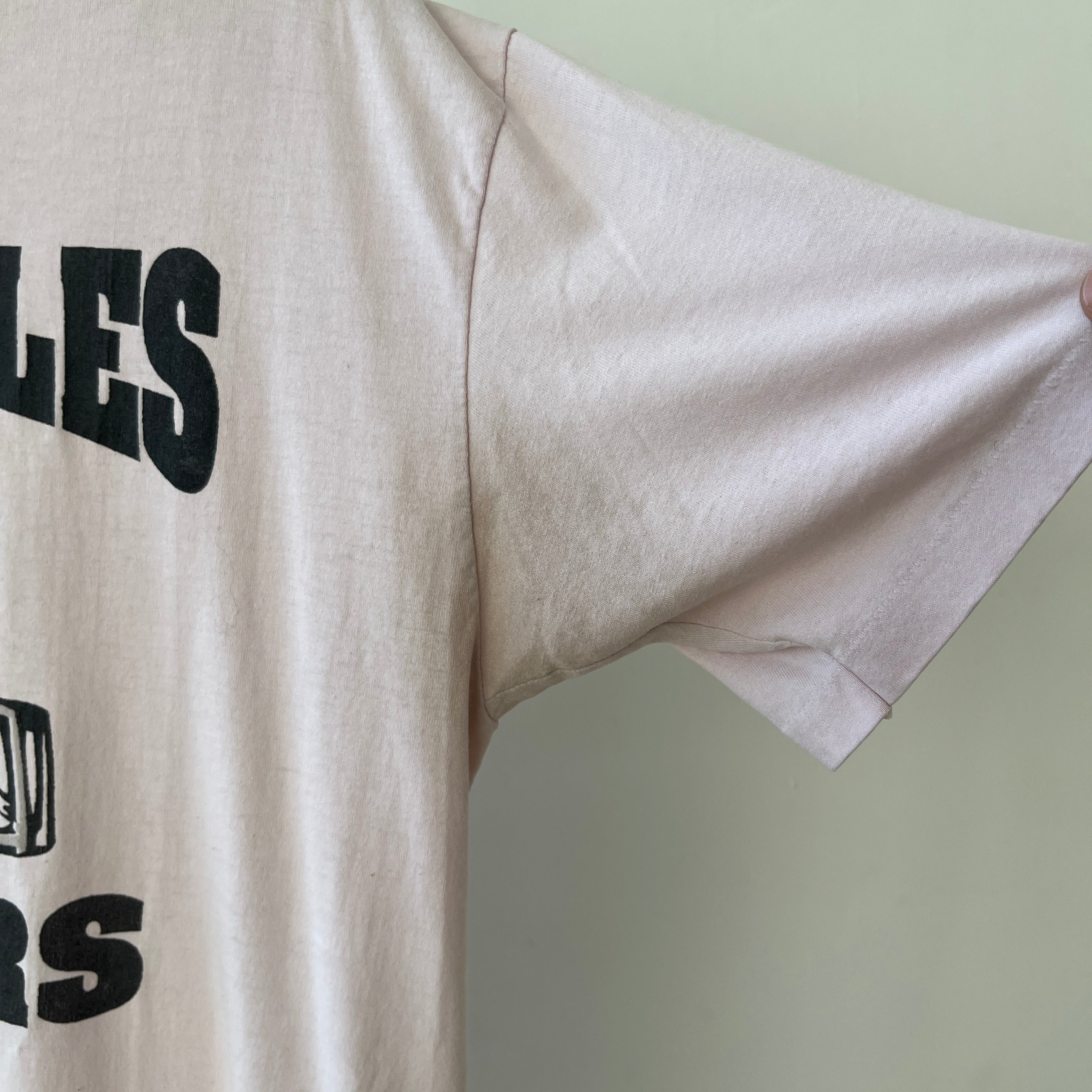 1990s Light Pink Los Angeles Raiders T Shirt