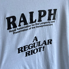 1980s Ralph (Royal Assoc. for The Longevity and Preservation of the Honeymooners) Ring T-Shirt