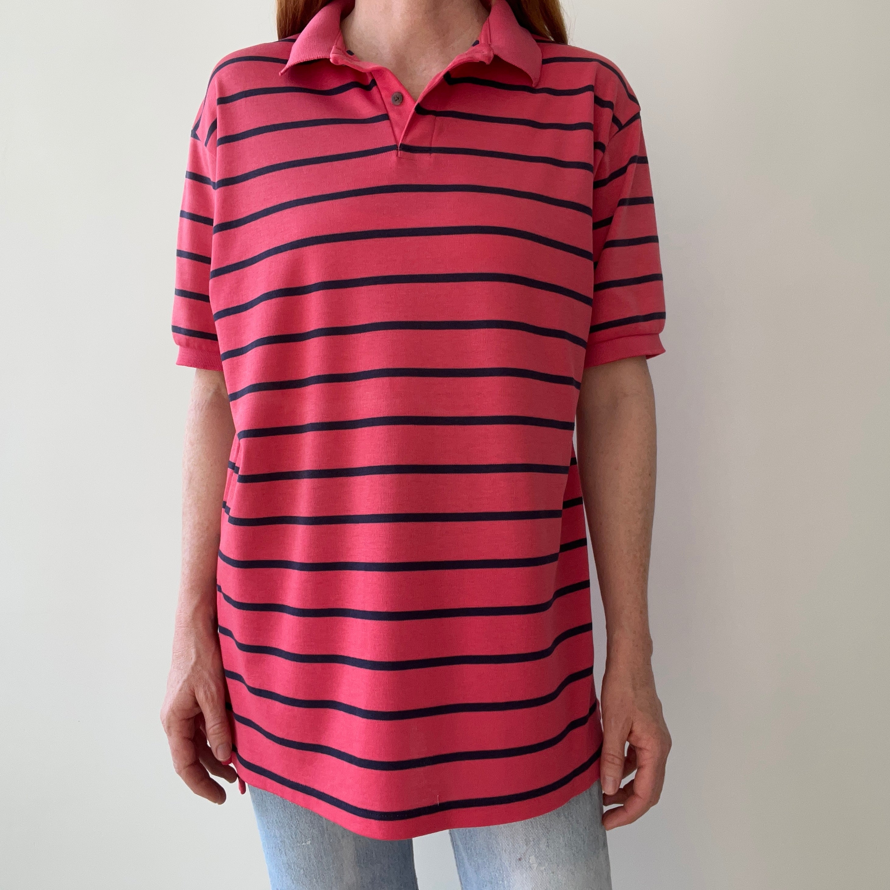 1990s Striped L.L. Bean Polo Shirt