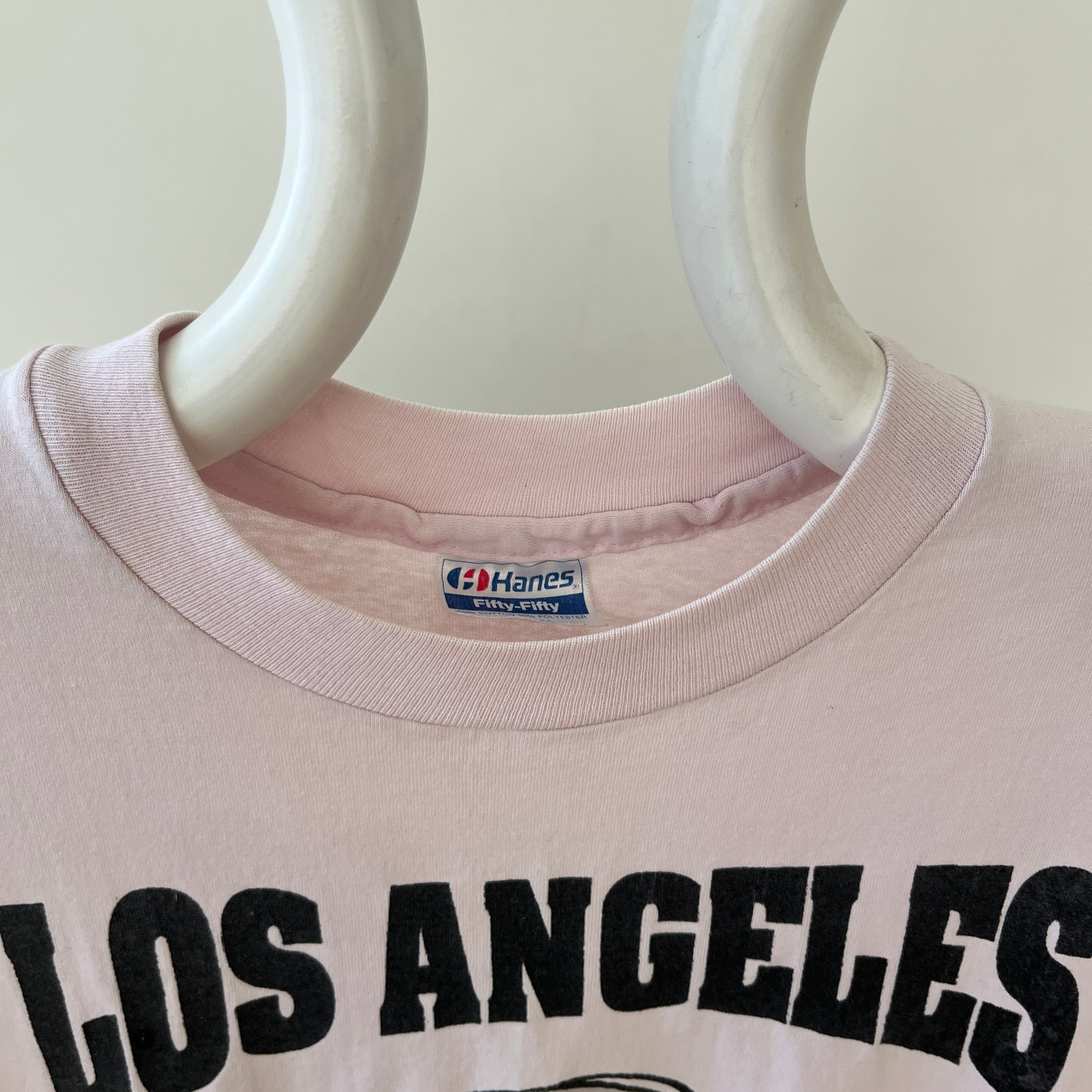 1990s Light Pink Los Angeles Raiders T Shirt