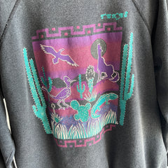 1980s Texas Sweatshirt - There's a Roadrunner In The Mix!