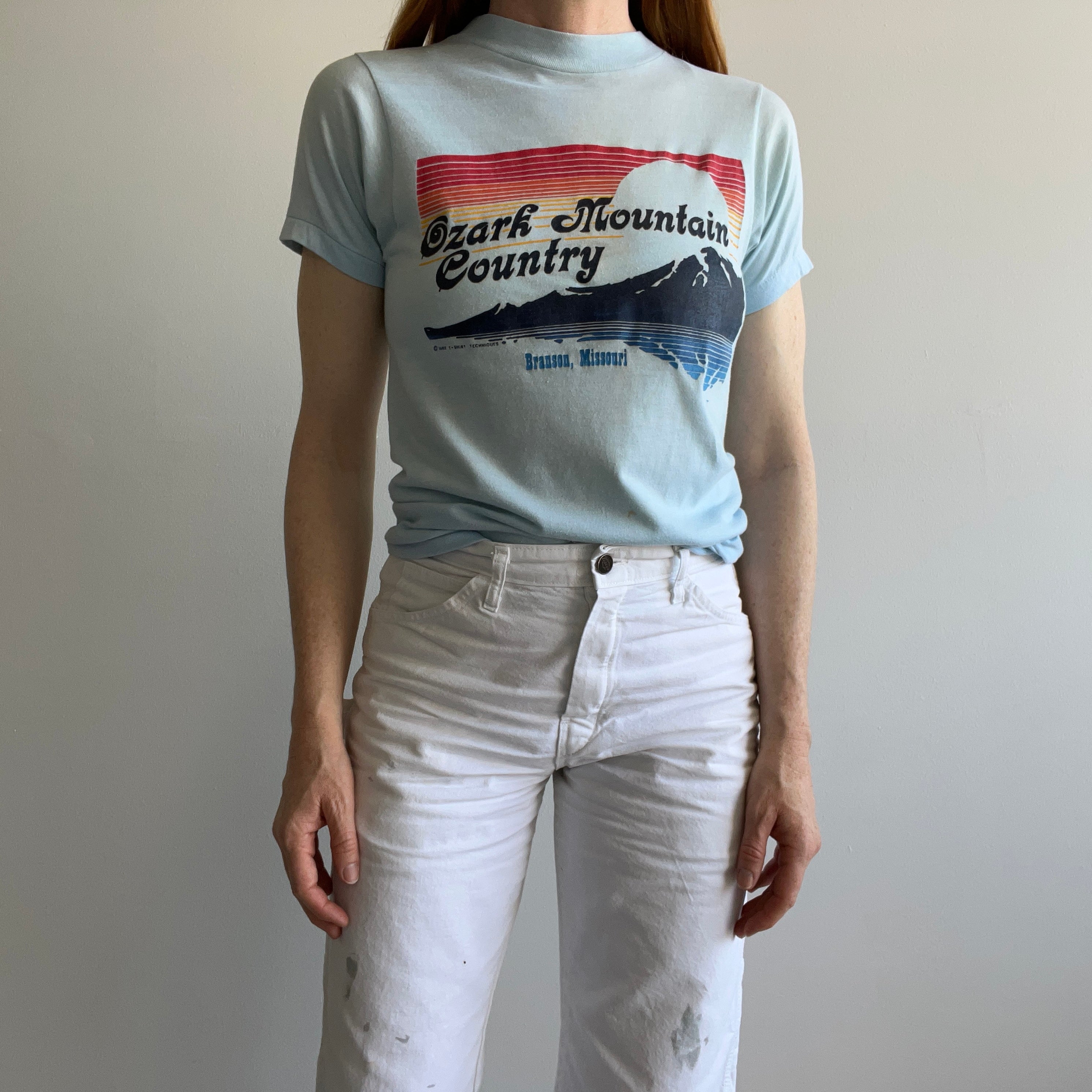 1983 Front and Back Ozark Mountain Country T-Shirt