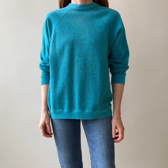 1980s Heather Turquoise Sweats Appeal