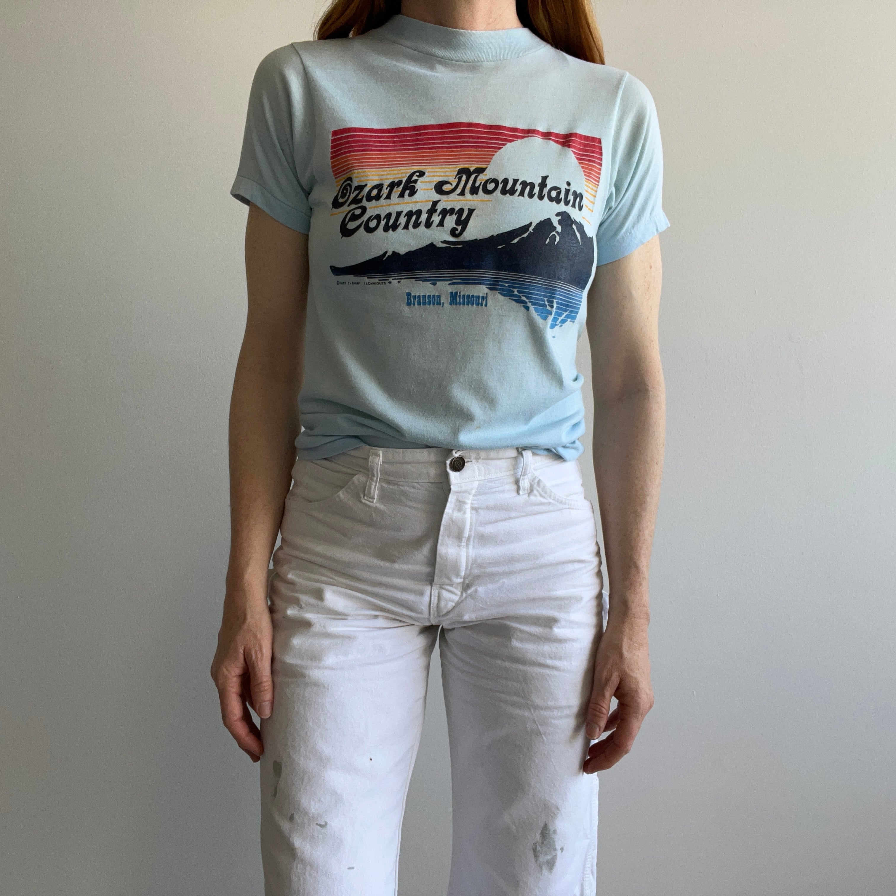 1983 Front and Back Ozark Mountain Country T-Shirt