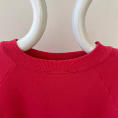1980s/90s Pink Hanes Her Way Raglan Sweatshirt