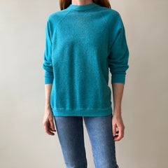 1980s Heather Turquoise Sweats Appeal