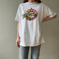 1990s MTV Beach TV with Great 90s Content on the Backside and Mending