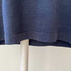 1980s Navy Blue Zebco Rhino Rod T Shirt - The Backside!