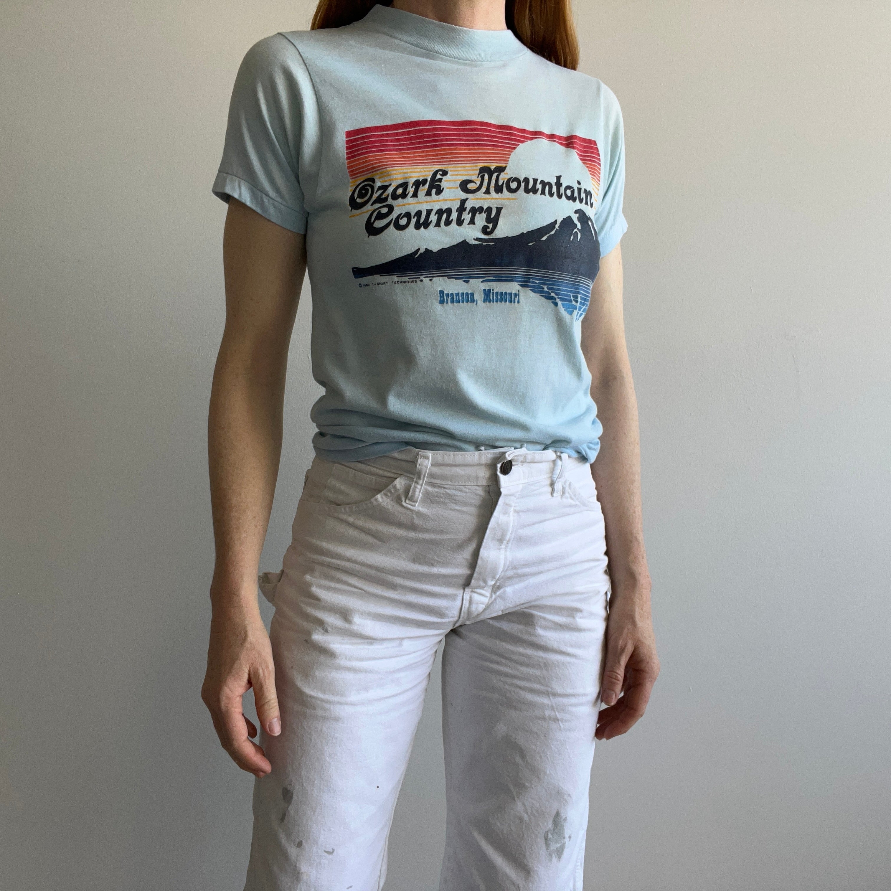 1983 Front and Back Ozark Mountain Country T-Shirt
